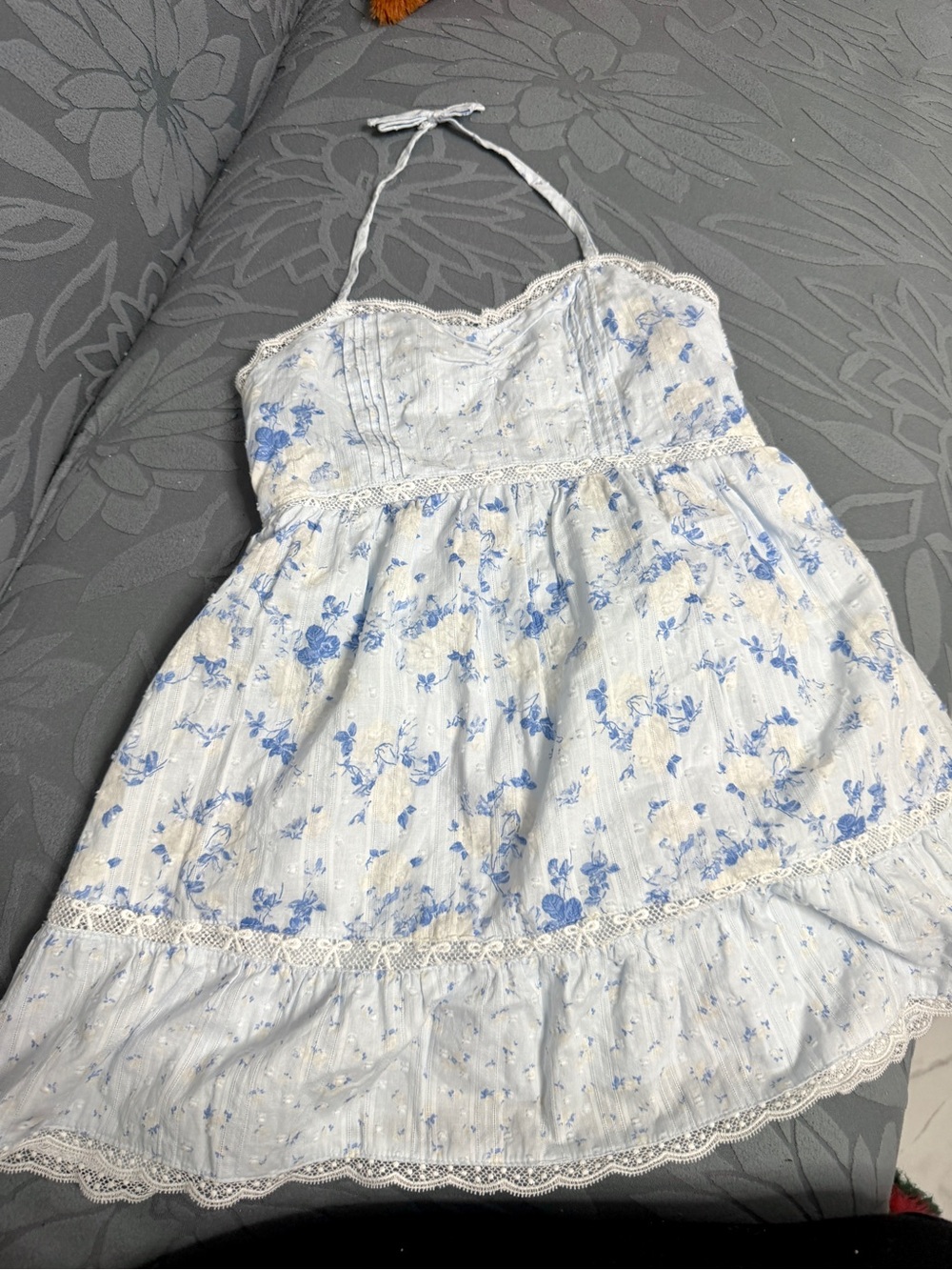 LoveShackFancy Girls' Blue Dress